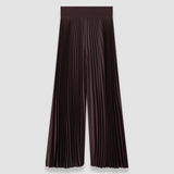 Purple Ella Knit Weave Plissé Trousers - Joseph