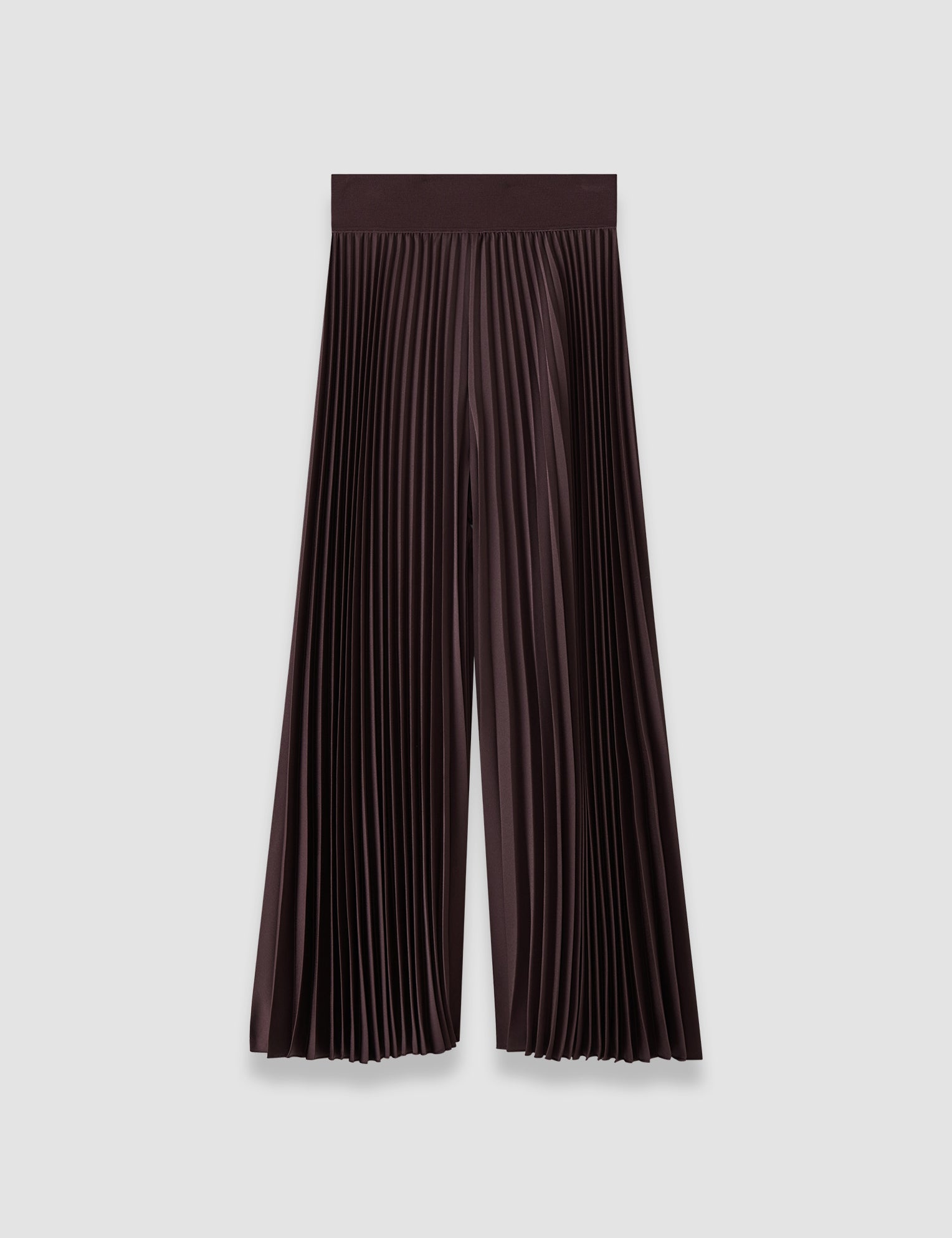 Purple Ella Knit Weave Plissé Trousers - Joseph