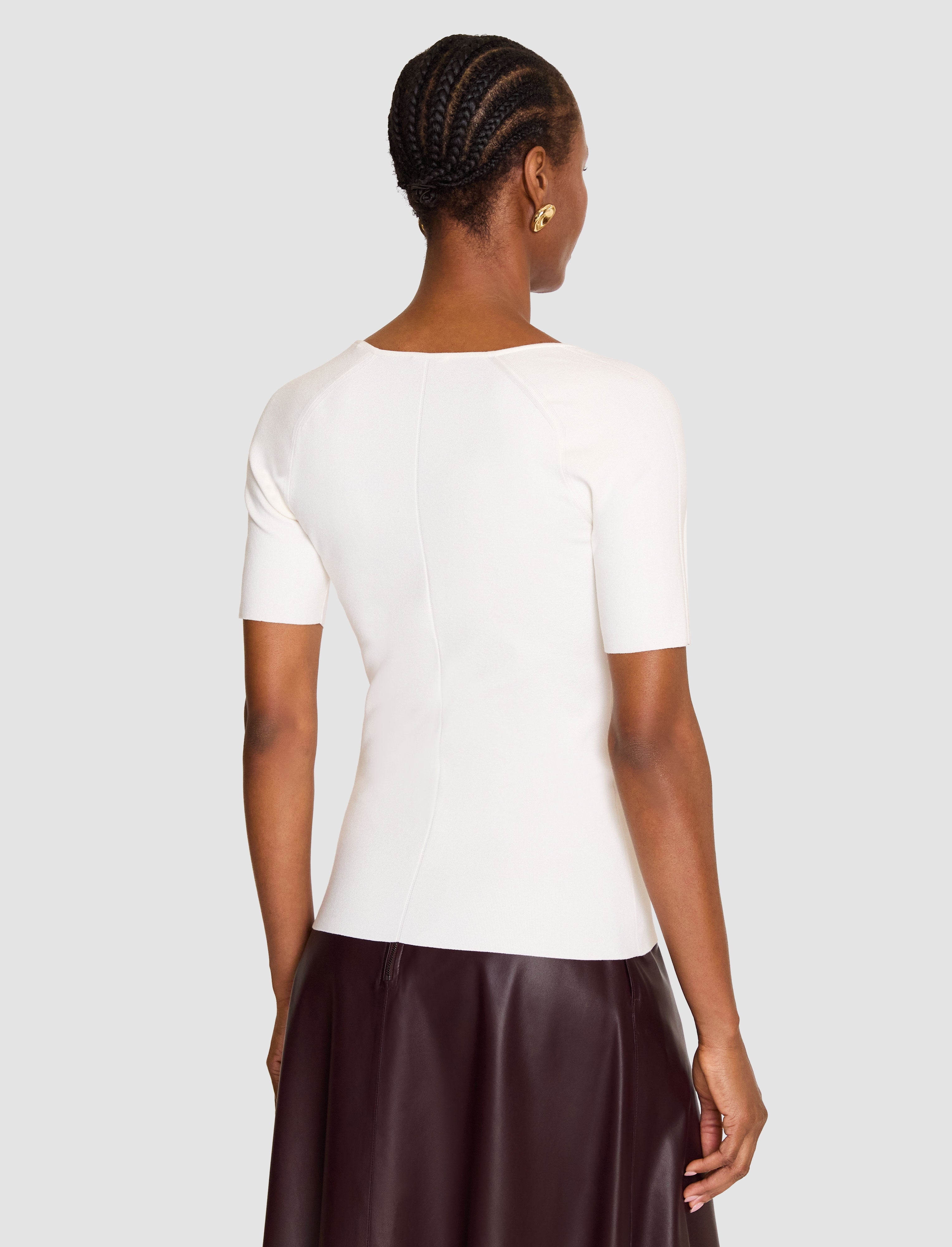 ivoire-top-col-v-elly-en-stretch-de-soie-JOSEPH