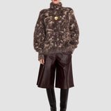 Brown Esme Fluffy Alpaca Jumper - Joseph
