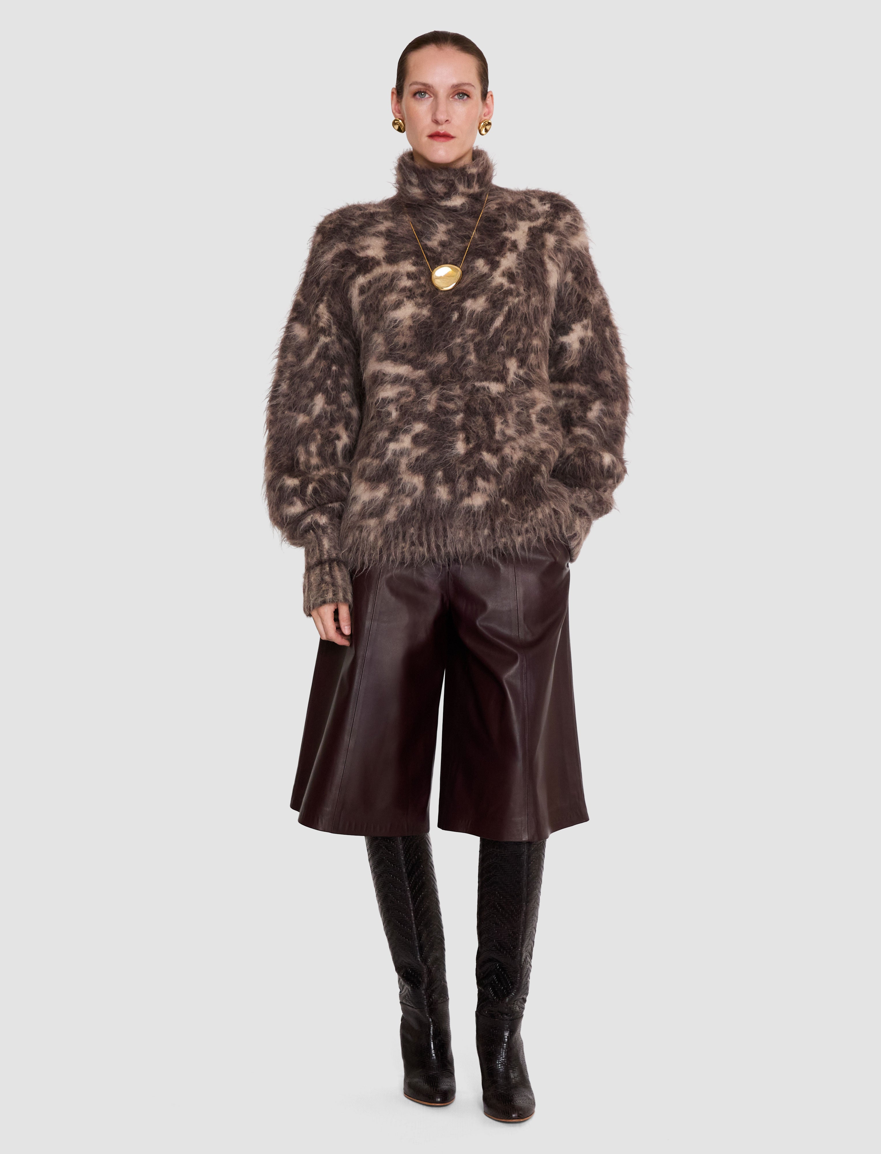 marron-pull-esme-en-alpaga-duveteux-JOSEPH