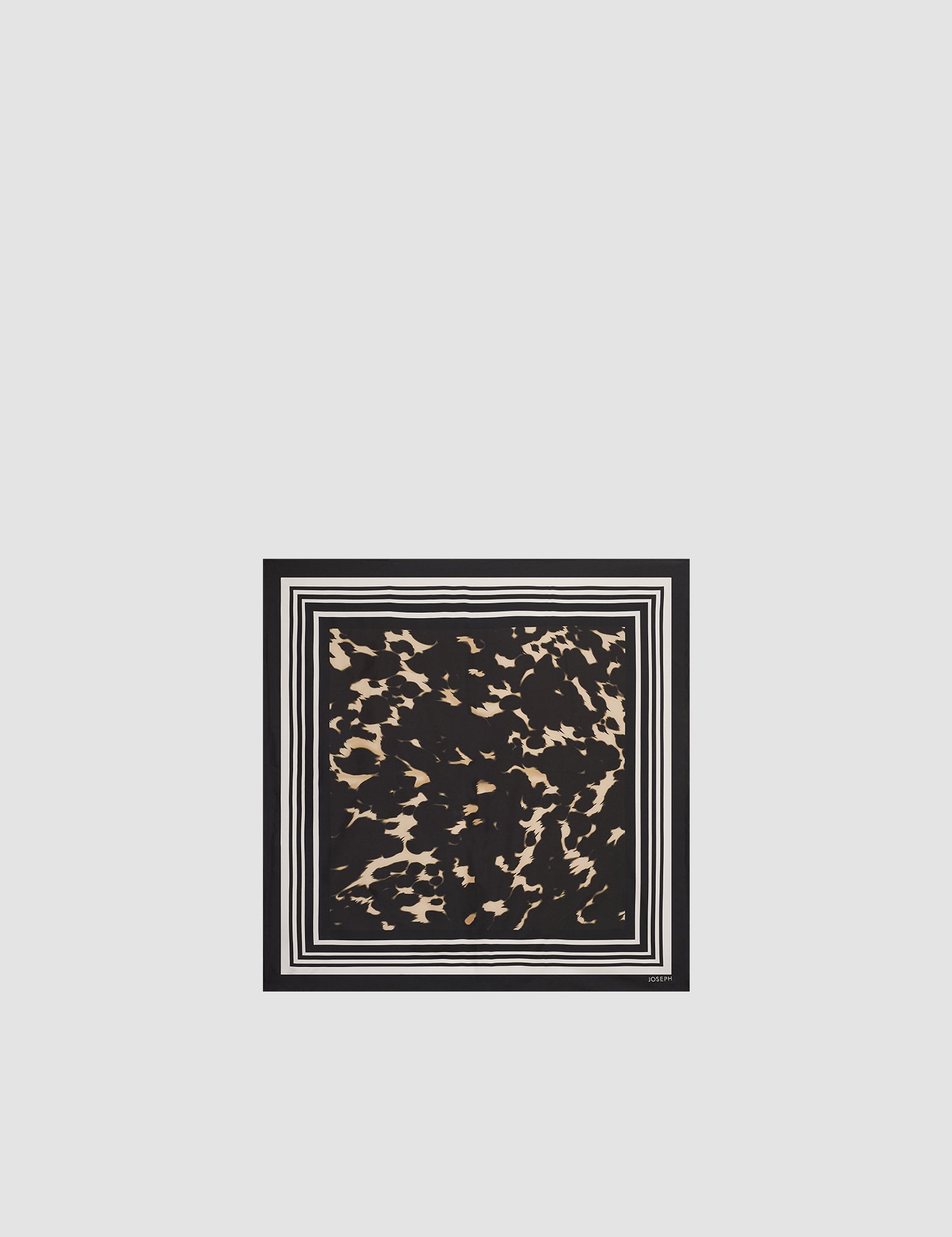 Brown Everly Large Silk Scarf - Joseph