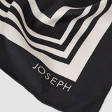 Brown Everly Large Silk Scarf - Joseph