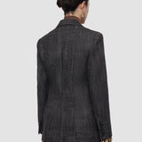 Fallon Textured Tailoring Wool Jacket