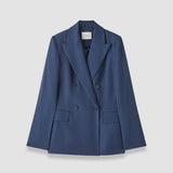 Blue Fari Cady Twill Jacket - Joseph