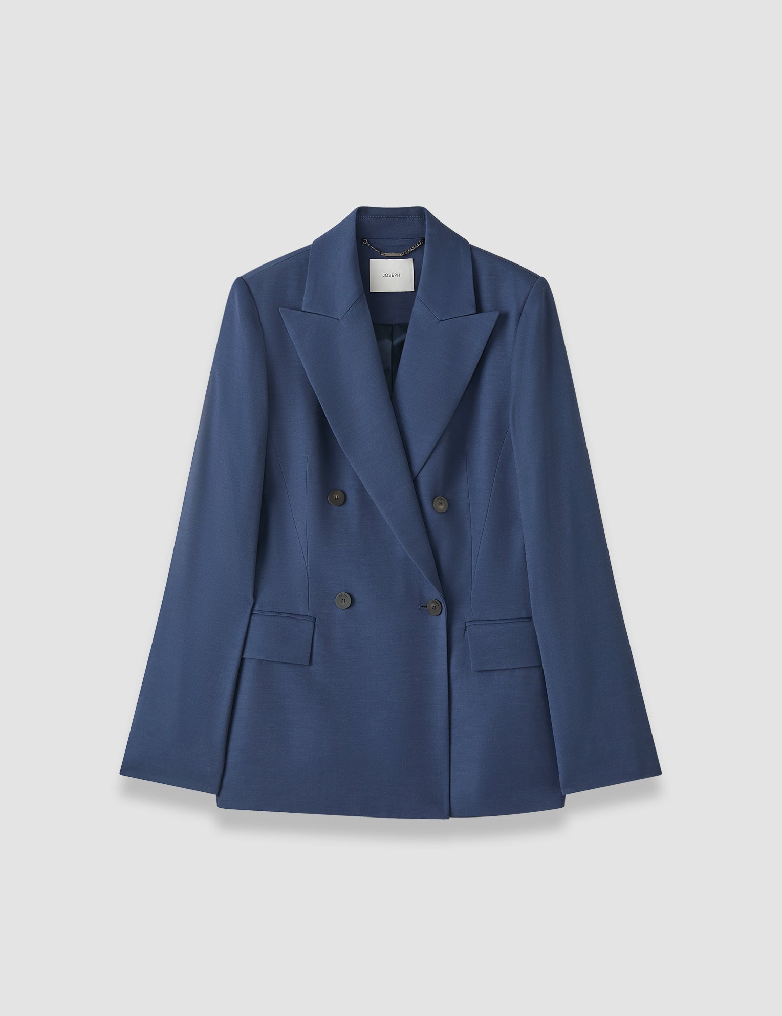 Blue Fari Cady Twill Jacket - Joseph