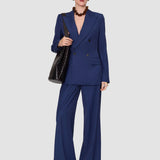 Blue Fari Cady Twill Jacket - Joseph