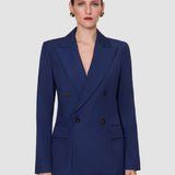Blue Fari Cady Twill Jacket - Joseph