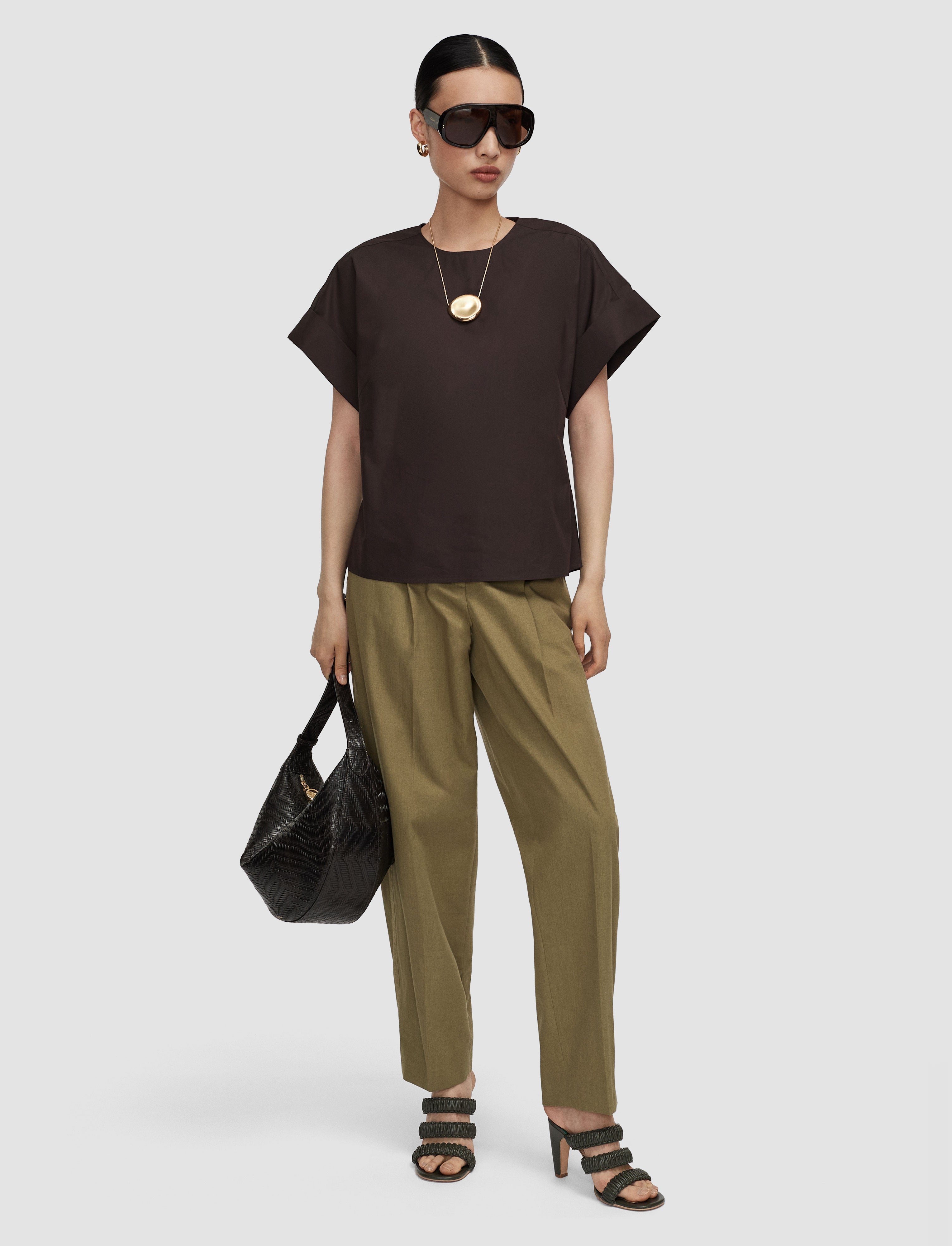 brown-fassia-cotton-poplin-blouse-JOSEPH