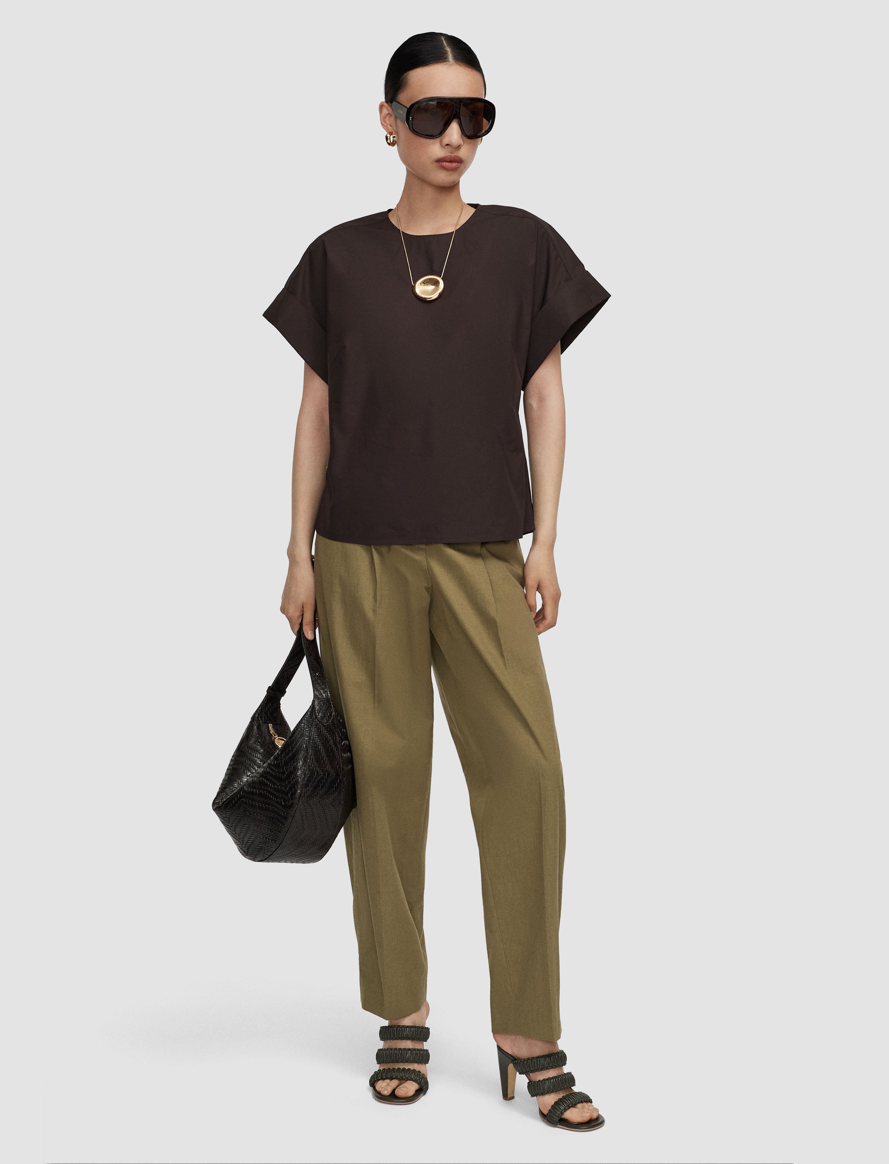 brown-fassia-cotton-poplin-blouse-JOSEPH