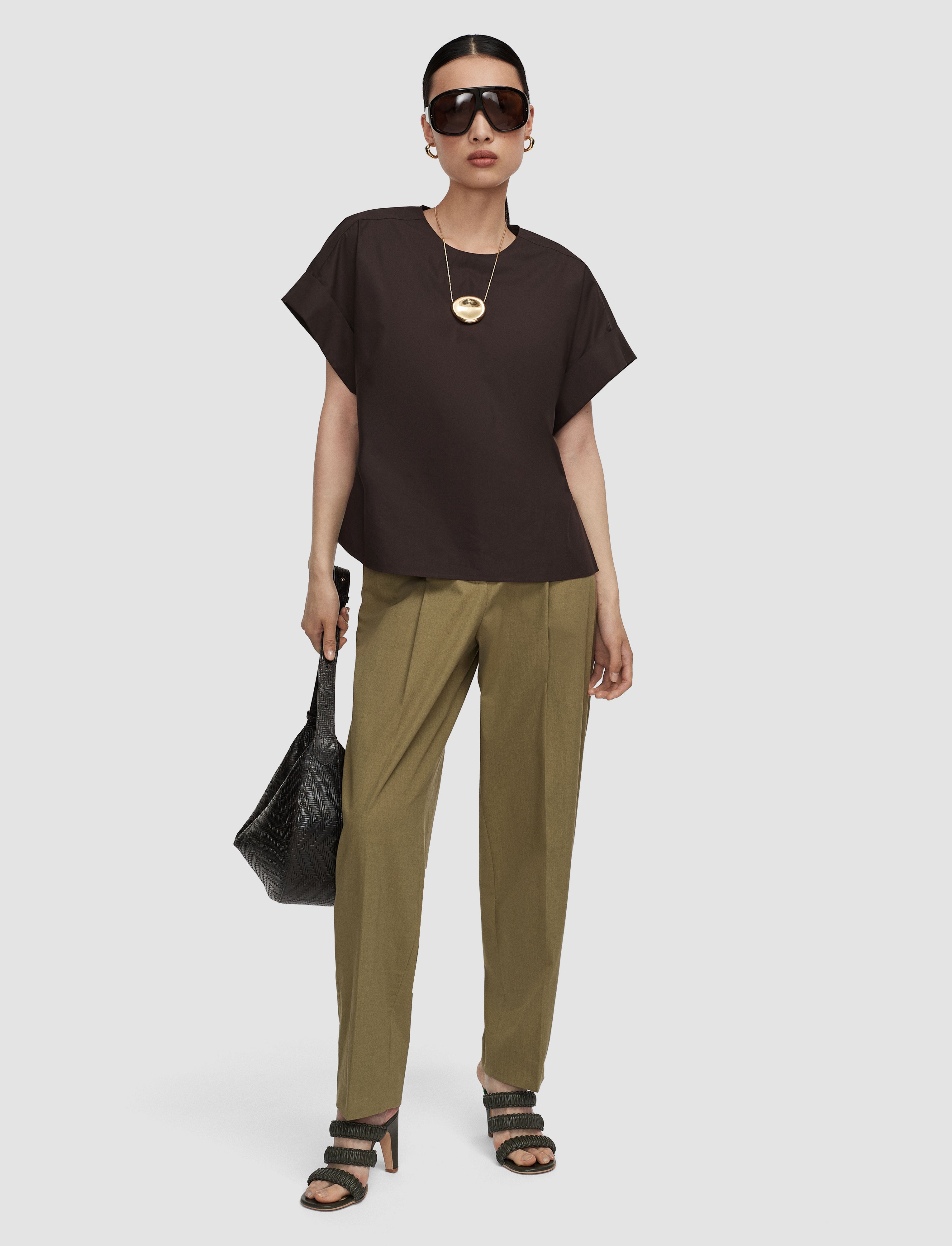 brown-fassia-cotton-poplin-blouse-JOSEPH