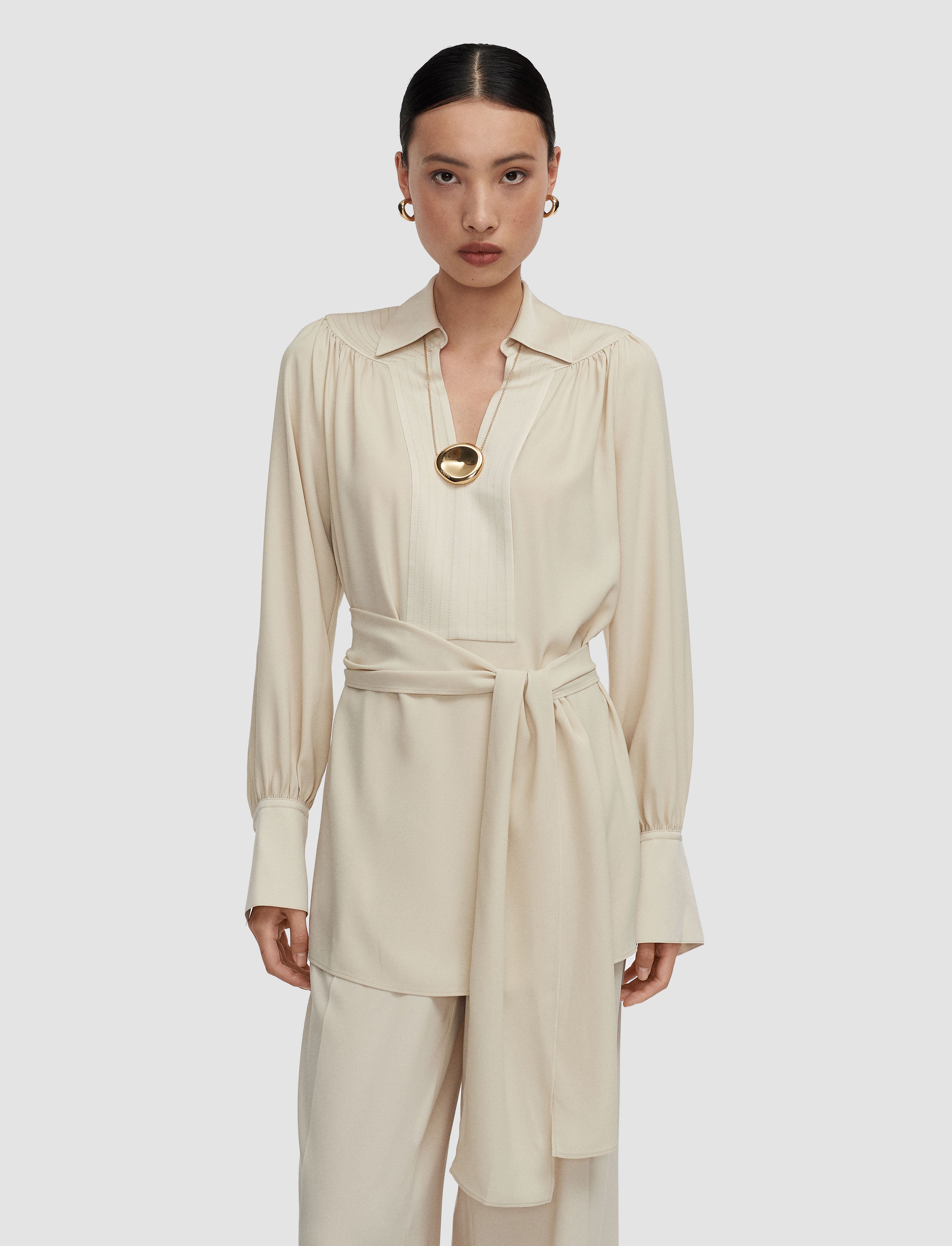 brown-fassia-cotton-poplin-blouse-JOSEPH