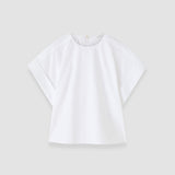 White Fassia Cotton Poplin Blouse - Joseph