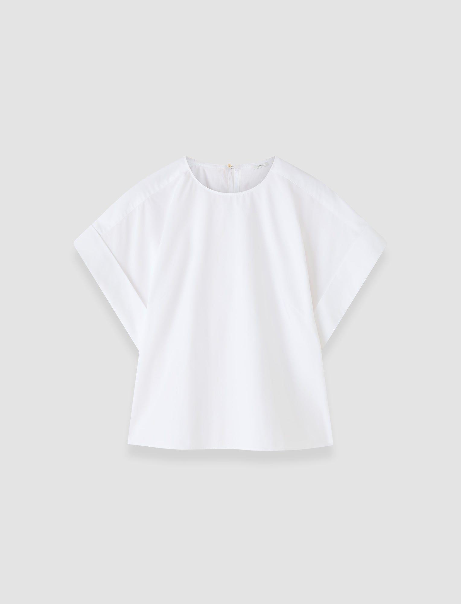 白-fassia-cotton-poplin-ブラウス-JOSEPH
