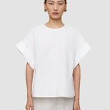 White Fassia Cotton Poplin Blouse - Joseph