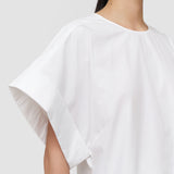 White Fassia Cotton Poplin Blouse - Joseph