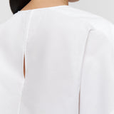 White Fassia Cotton Poplin Blouse - Joseph