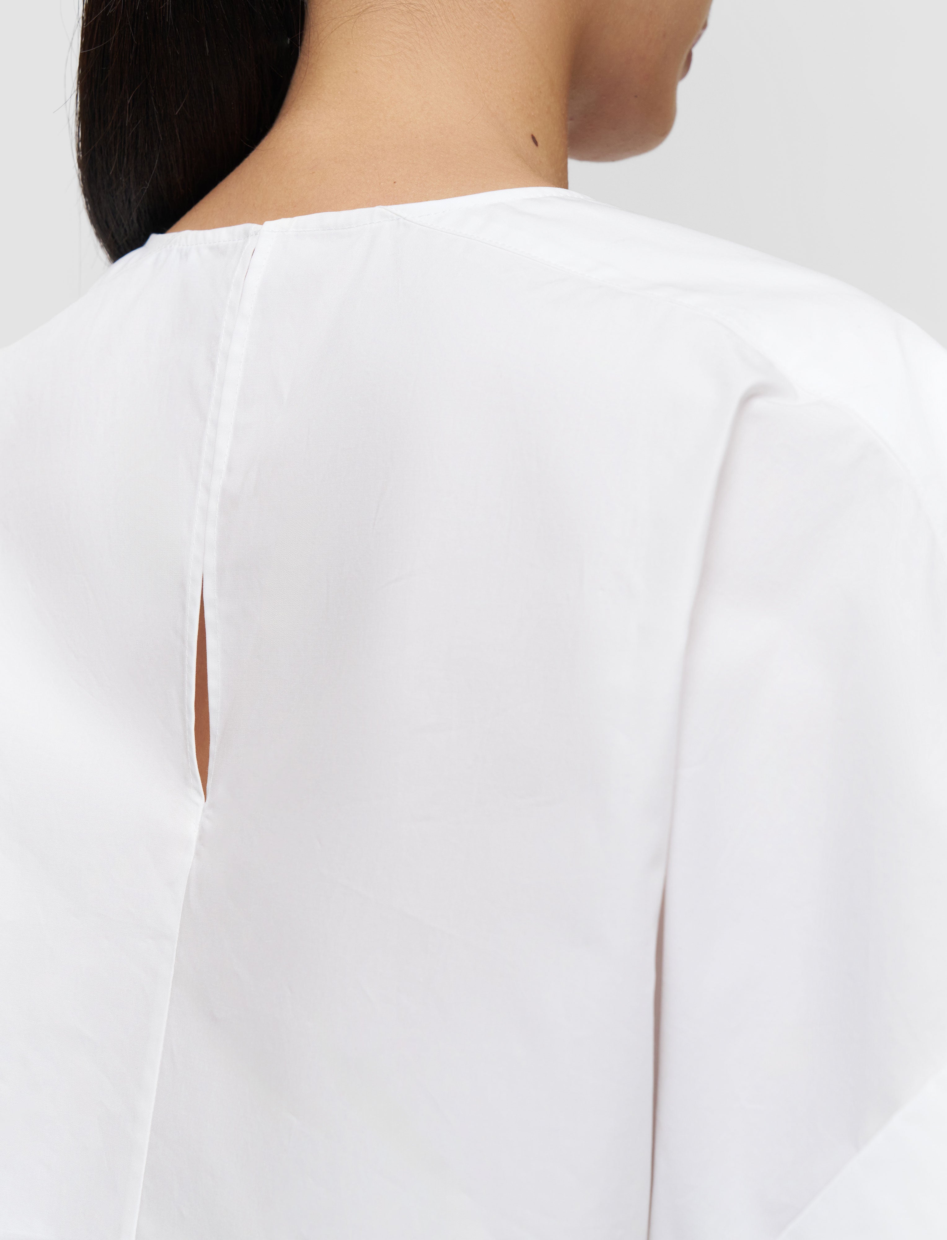 白-fassia-cotton-poplin-ブラウス-JOSEPH