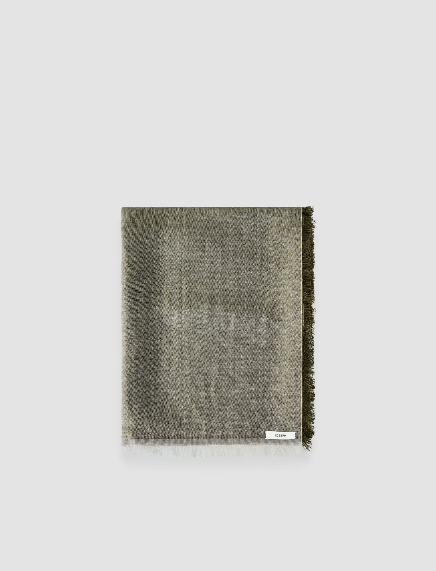 green-fern-linen-blend-scarf-JOSEPH