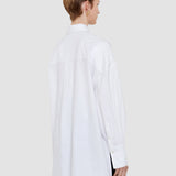 White Ferrus Tuxedo Cotton Shirt - Joseph