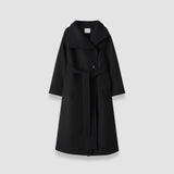 Black Fiore Wool Blend Coat - Joseph