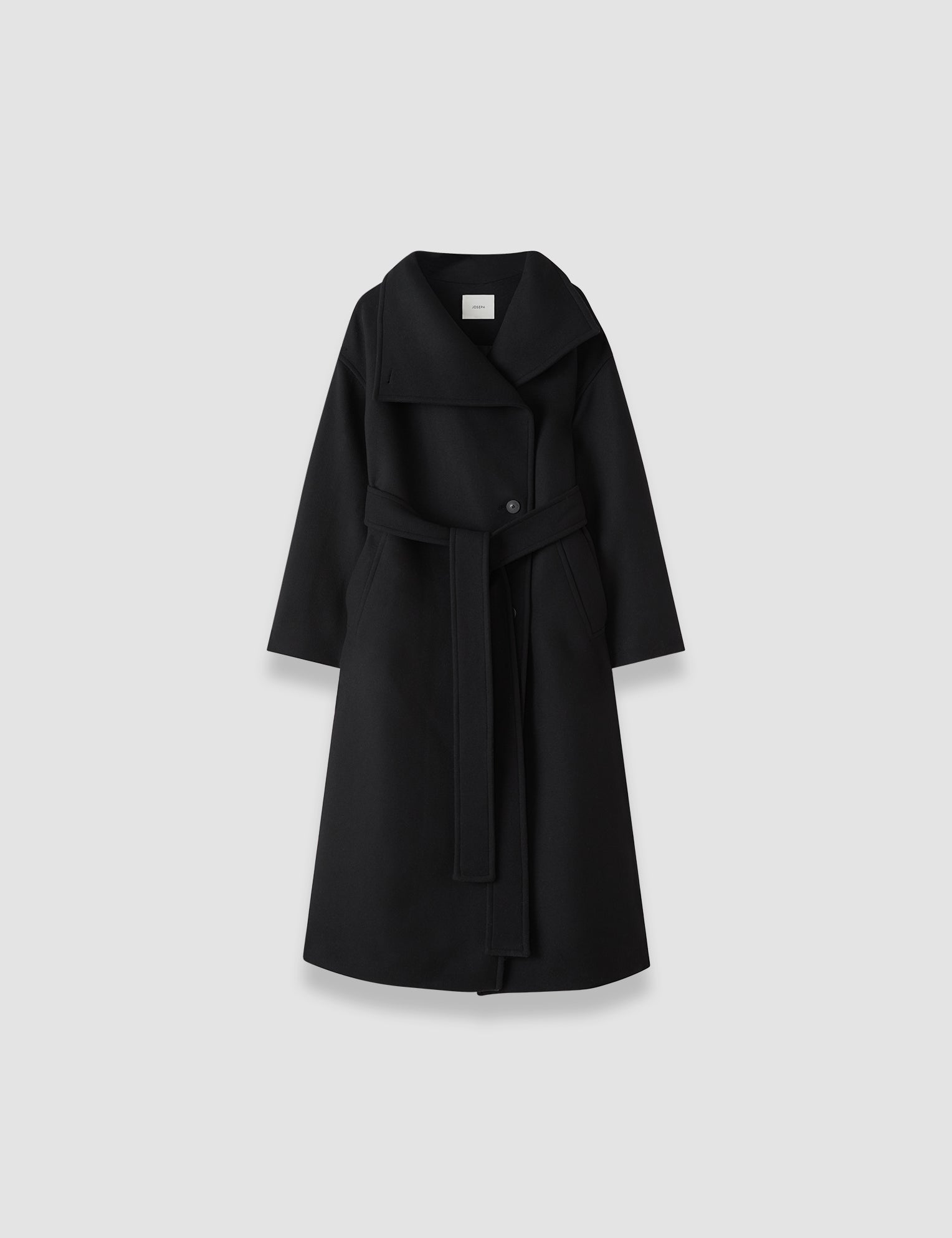 Black Fiore Wool Blend Coat - Joseph