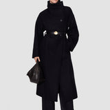 Black Fiore Wool Blend Coat - Joseph