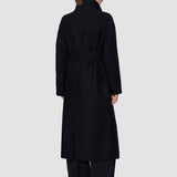 Black Fiore Wool Blend Coat - Joseph