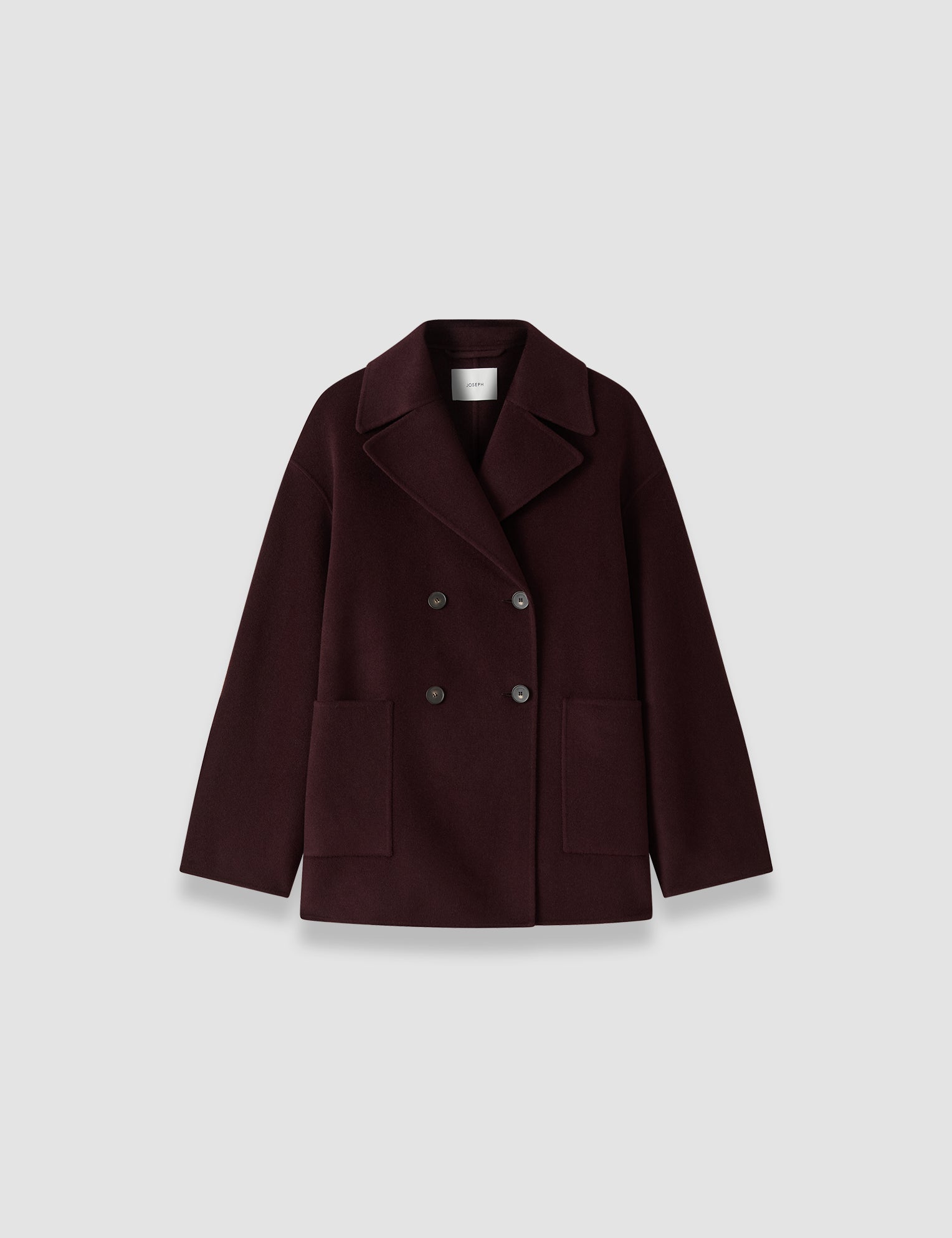Purple Flavia Double Face Cashmere Coat - Joseph