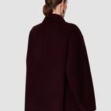 Purple Flavia Double Face Cashmere Coat - Joseph