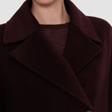 Purple Flavia Double Face Cashmere Coat - Joseph