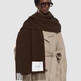 Flora Waffle ウールスカーフ 