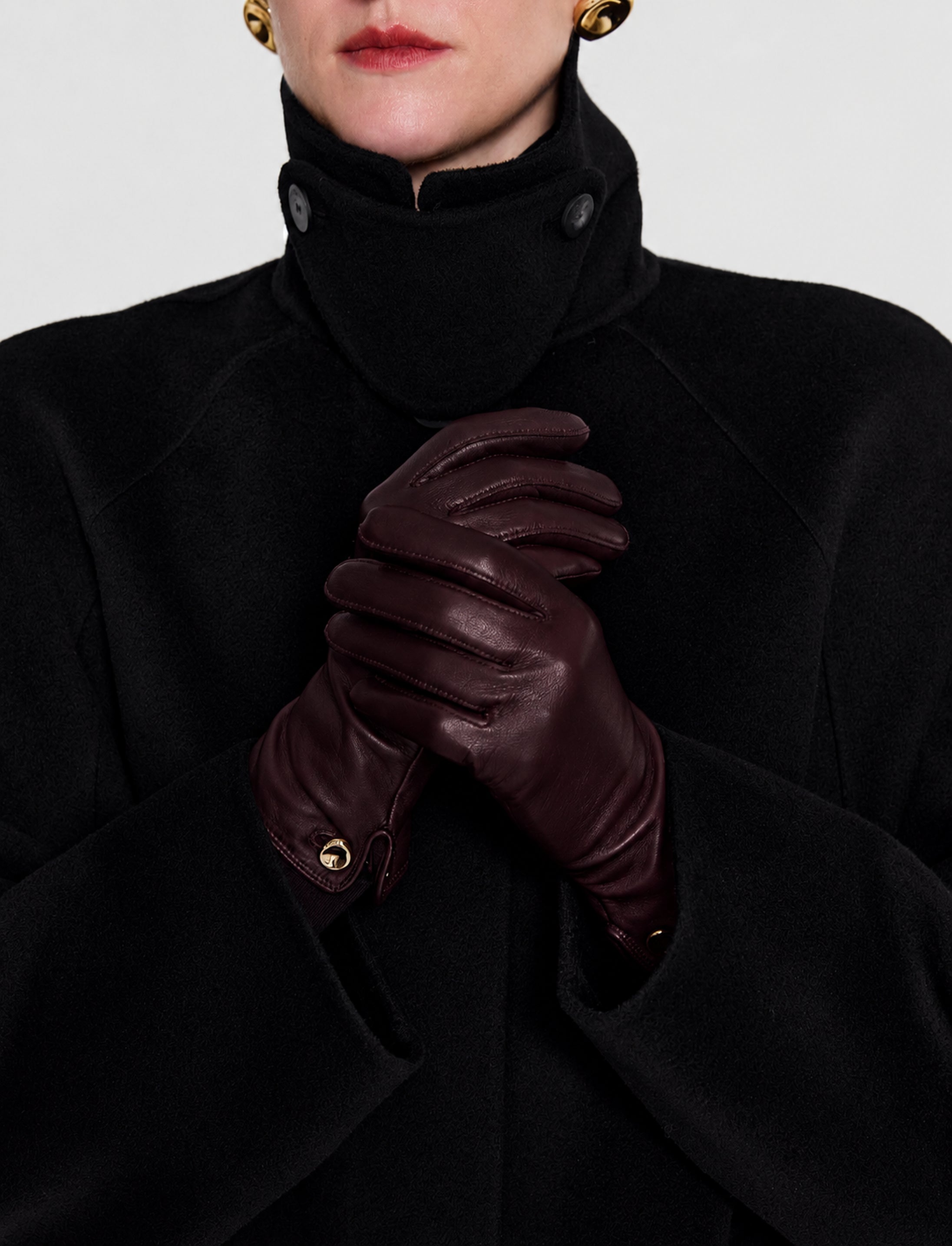 red-florie-leather-gloves-JOSEPH