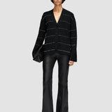 Fragmented Stripes Cardigan