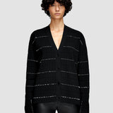 Fragmented Stripes Cardigan