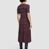 Robe à rayures discontinues 