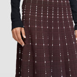 Fragmented Stripes Skirt