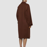 Brown Franco Double Face Cashmere Coat - Joseph