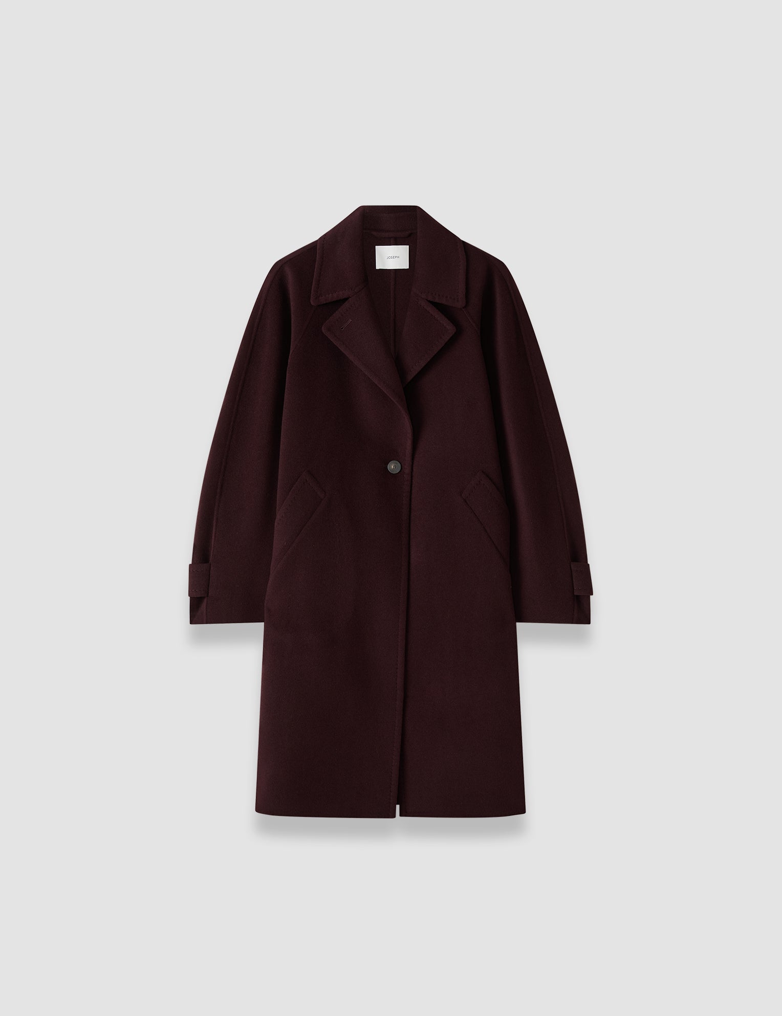 Purple Franco Double Face Cashmere Coat - Joseph