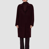 Purple Franco Double Face Cashmere Coat - Joseph