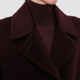 Purple Franco Double Face Cashmere Coat - Joseph