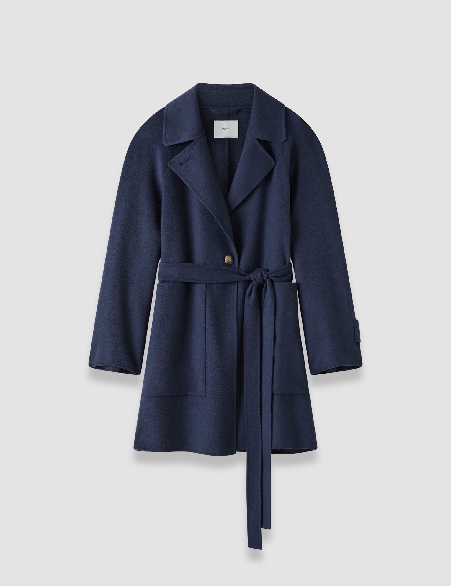 Blue Frankie Light Double Face Wool Coat - Joseph