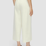 White Viscose Knit Stretch Culottes - Joseph