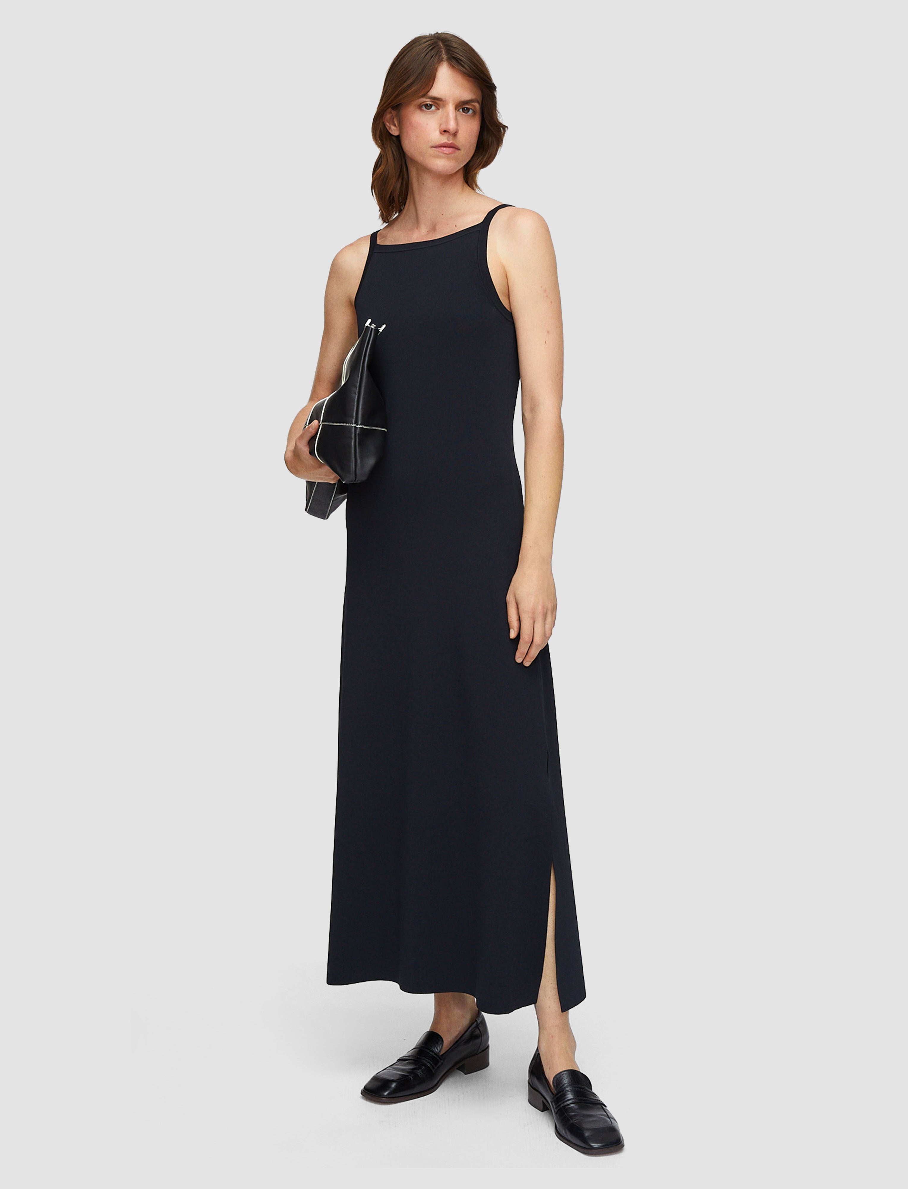 noir-robe-en-maille-de-viscose-stretch-JOSEPH