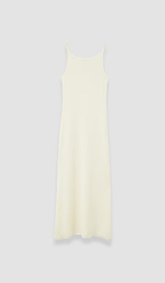 White Viscose Knit Stretch Dress - Joseph