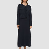 Black Viscose Knit Stretch Cardigan Jacket - Joseph