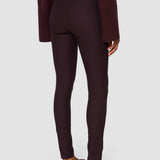 Purple Gabardine Stretch Leggings - Joseph