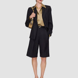 Grey Gabbie Wool Tailoring Long Shorts - Joseph