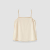 Beige Gaia Silk Satin Camisole - Joseph