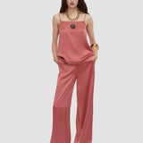 Pink Gaia Silk Satin Camisole - Joseph